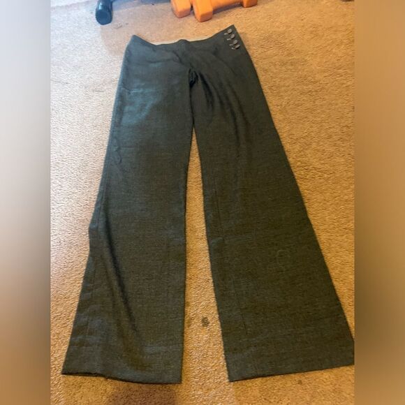 Anthropologie Elevenses Brighton Grey Pants Women's Size 2 - Picture 8 of 13